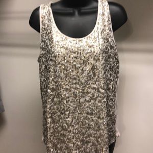 Gold Sequin Top